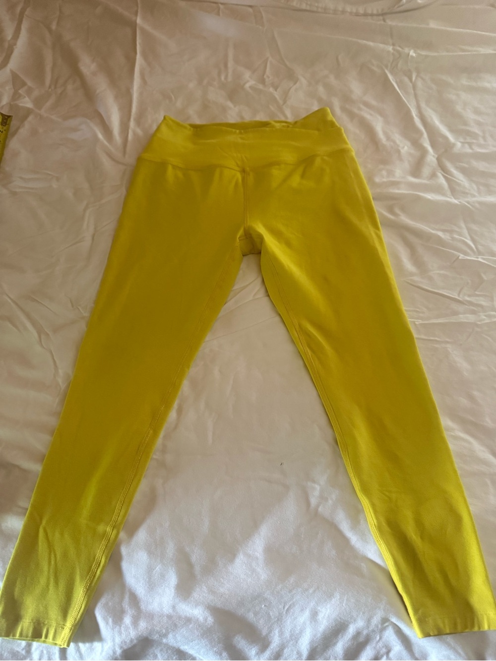 Beyond Yoga Bright Yellow Active Leggings Size L